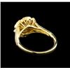 Image 3 : 14KT Yellow Gold 0.91 ctw Diamond Ring