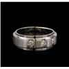 Image 1 : 14KT White Gold 0.43 ctw Diamond Ring