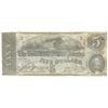 Image 1 : 1863 $5 The Confederate States of America Note T-60 CC