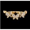 Image 2 : 0.30 ctw Diamond Ring - 14KT Rose Gold