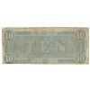 Image 2 : 1864 $10 The Confederate States of America Note T-68 CC