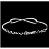 Image 2 : 0.33 ctw Diamond Bracelet - 14KT White Gold