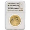 Image 1 : 1987-W PF69 Ultra Cameo $50 Gold Eagle