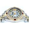 Image 8 : Rolex Ladies 2T MOP Sapphire String Diamond And Ruby Datejust Wristatch