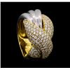 Image 4 : 2.06 ctw Diamond Ring - 18KT Yellow Gold