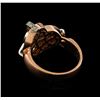 Image 3 : 0.40 ctw Diamond Ring - 14KT Rose and White