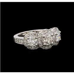 14KT White Gold 1.83 ctw Diamond Ring