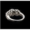 Image 3 : 14KT White Gold 1.83 ctw Diamond Ring