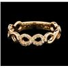 Image 2 : 0.07 ctw Diamond Ring - 14KT Rose Gold