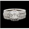 Image 2 : 1.53 ctw Diamond Ring - 18KT White Gold