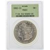 Image 1 : 1882-CC PCGS MS63 $1 Morgan Silver Dollar