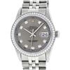 Image 1 : Rolex Stainless Steel 1.00 ctw Diamond DateJust Men's Watch