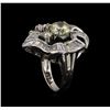 Image 4 : 3.62 ctw Diamond Ring - Platinum