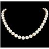 Image 1 : Pearl and Diamond Necklace