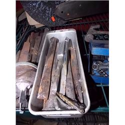 BIN OF HEAVY DUTY CHISELS