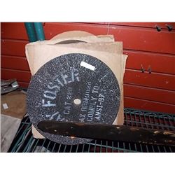 LOT OF CUTTING DISKS - 10"