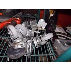 SWIVEL CASTERS & ADJUSTABLE FEET - 4 TTL