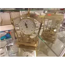 BRASS MANTEL CLOCK