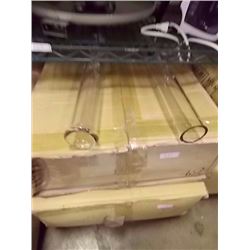 BOX OF GLASS BONG TUBES