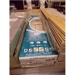 LAMINATE FLOORING WITH FOAM BACKING - 2 BOXES X ~18.79SQFT - SANTA FE - STR