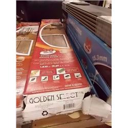 LAMINATE FLOORING WITH FOAM BACKING - 2 BOXES X ~19.69SQFT - RIVERSIDE OAK - STR