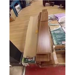 LAMINATE FLOORING WITH FOAM BACKING - 4 BOXES - ASSORTED - STR
