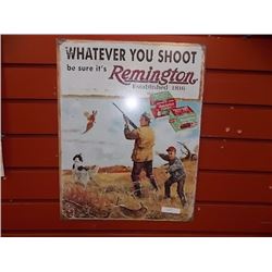 AUTOMIBILIA COLLECTIBLE - METAL SIGN - REMINGTON