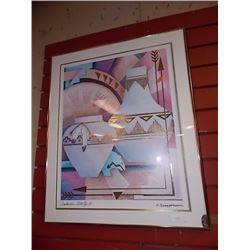 FRAMED SOUTHWESTERN STILL LIFE - SIGNED