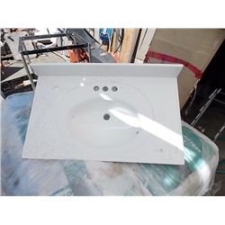 VANITY SINK AND COUNTER TOP- 31" X 19"