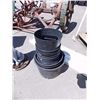 Image 1 : LOT OF PLANT POTS - 11 TTL