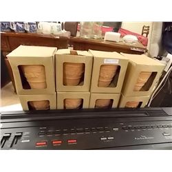 CERAMIC SMALL PLANT POTS - 8 TTL