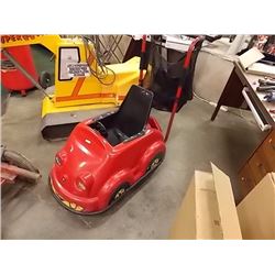 KIDDIE KRUZZER PUSH CAR STROLLER - RED