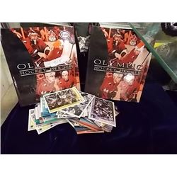 LOT OF SPORTS CARDS & BOOKS