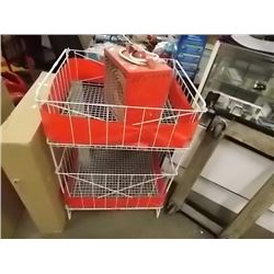 WIRE STORE DISPLAY BIN - WHITE