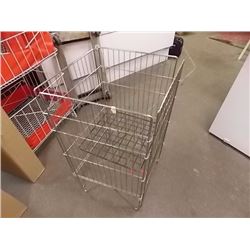 WIRE STORE DISPLAY BIN - CHROME