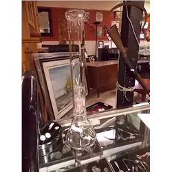 LARGE GLASS BONG - BIO - 18" TALL - NEW