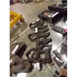 COAT HOOKS - CAST IRON WESTERN THEME