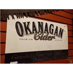 BREWERS MEMORABILIA - METAL - OKANAGAN CIDER