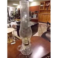 VINTAGE OIL LAMP WITH FINGER HOLD