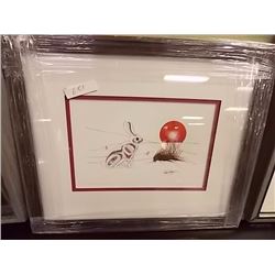 FRAMED RICHARD SHORTY PRINT - SIGNED - DAWN OF THE NEW DAY