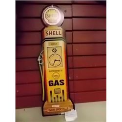STEEL ADVERTISING SIGN - SHELL - 26 X 8"