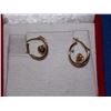 Image 1 : EARRINGS - 14KT HEART DESIGN HOOP EARRINGS - RETIAL ESTIMATE $250