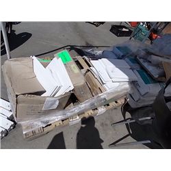 SKID OF ASSORTED STORE SHOW CASE RISERS