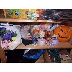 SHELF OF ASSORTED MIXED HOLIDAY STUFF