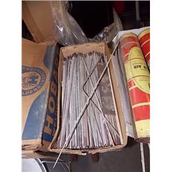 BOX OF WELDING RODS