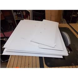 METAL SIGN PLATES - APPROX. 30