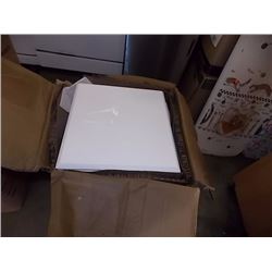 BOX OF NEW WHITE SHOWCASE RISERS - 5PC TTL