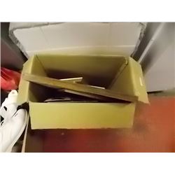 BOX OF ASSORTED PICTURE FRAMES