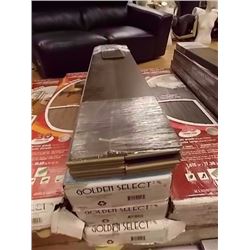 LAMINATE FLOORING WITH FOAM BACKING - 4 BOXES X ~22.96SQFT - BRAZILIAN WALNUT - STR