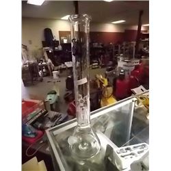 LARGE GLASS BONG - BIO - 18" TALL - NEW